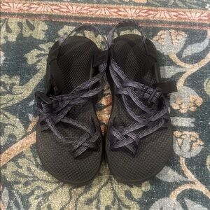 Chaco Black and Gray Women's Sandals